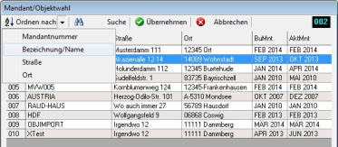 Einstellbares Ordnungsfeld
